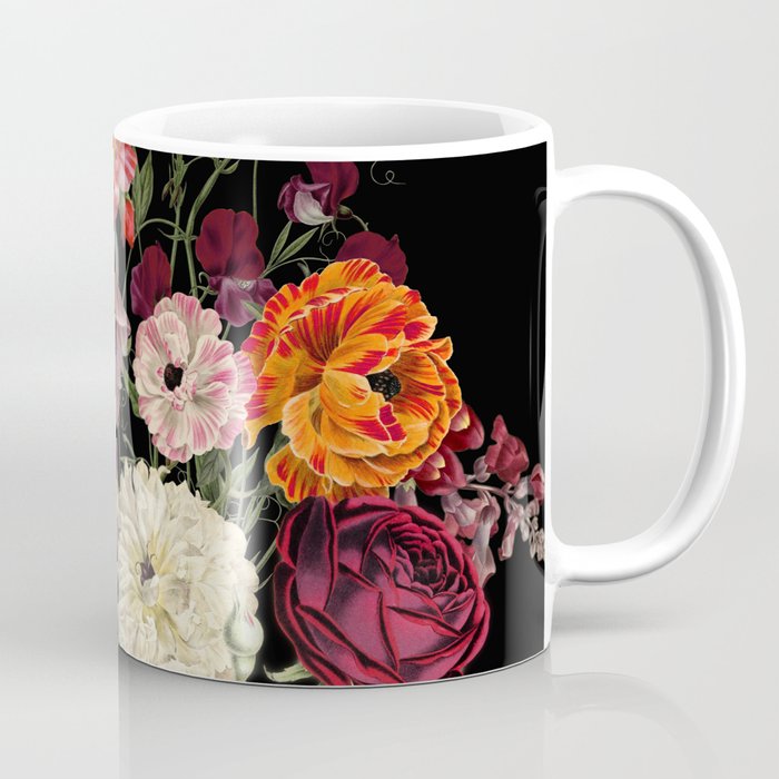 Evening Floral Harvest Vintage Art Prints Coffee Mug Gallery Image 1