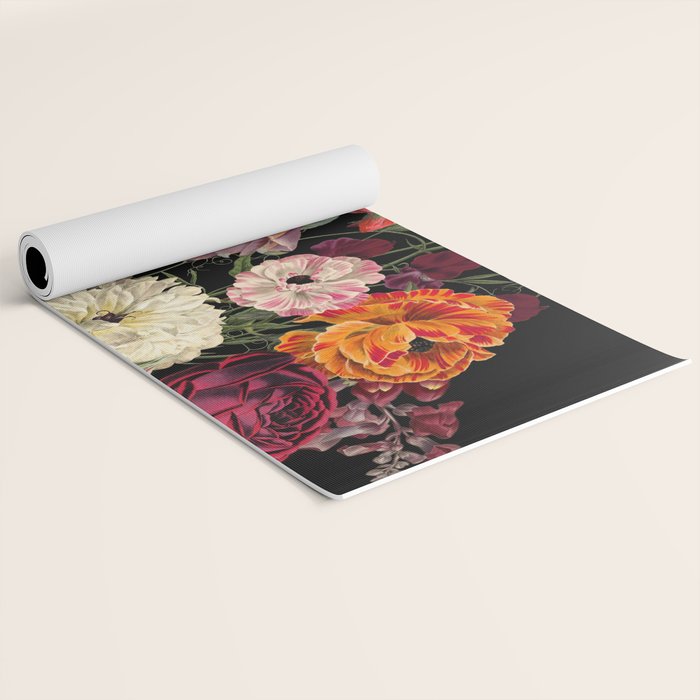 Evening Floral Harvest Vintage Art Prints Yoga Mat Gallery Image 2