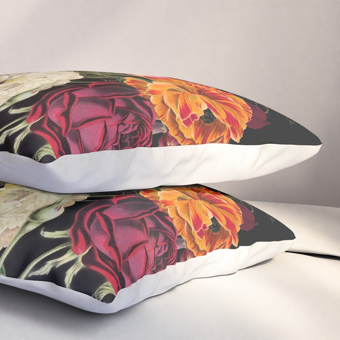 Evening Floral Harvest Vintage Art Prints Pillow Sham Gallery Image 3