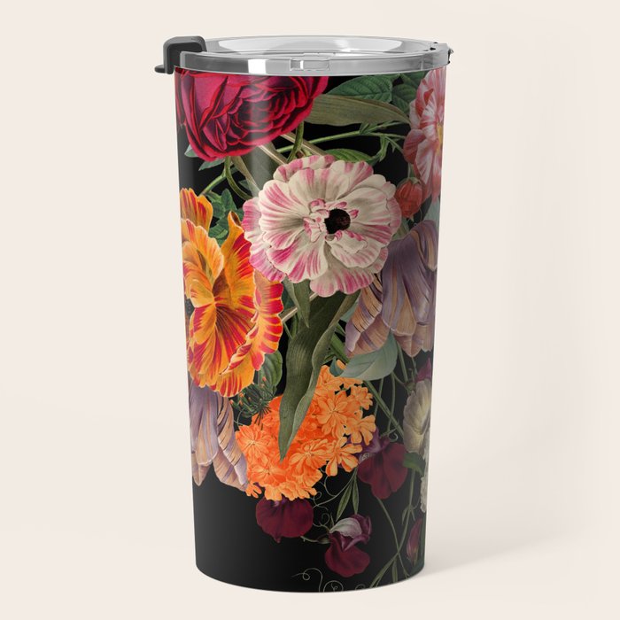 Evening Floral Harvest Vintage Art Prints Travel Mug Gallery Image 3