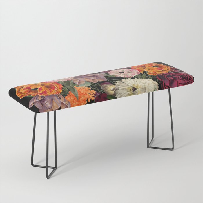Evening Floral Harvest Vintage Art Prints Bench Gallery Image 1