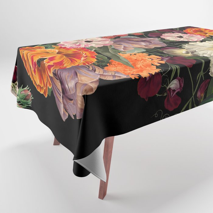 Evening Floral Harvest Vintage Art Prints Tablecloth Gallery Image 1