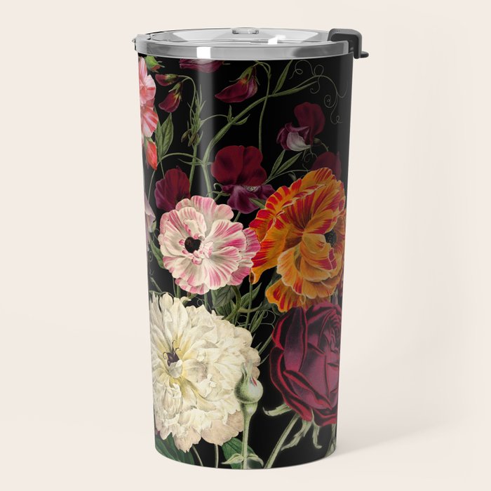 Evening Floral Harvest Vintage Art Prints Travel Mug Gallery Image 2
