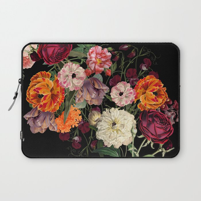 Evening Floral Harvest Vintage Art Prints Laptop Sleeve Gallery Image 1