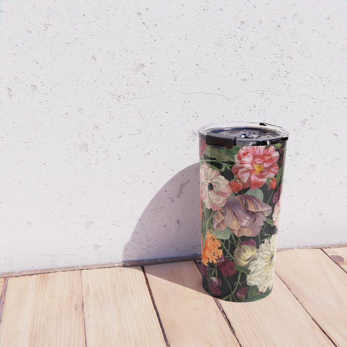 Evening Floral Harvest Vintage Art Prints Travel Mug Gallery Image 4