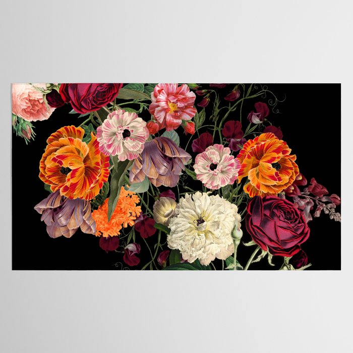 Evening Floral Harvest Vintage Art Prints Tablecloth Gallery Image 2