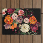 Evening Floral Harvest Vintage Art Prints Outdoor Rug Gallery Image 1