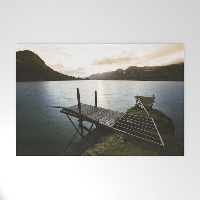 Salmon Sunrise Welcome Mat Gallery Image 1