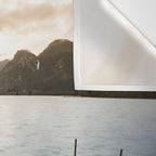 Salmon Sunrise Wall Tapestry Gallery Image 3