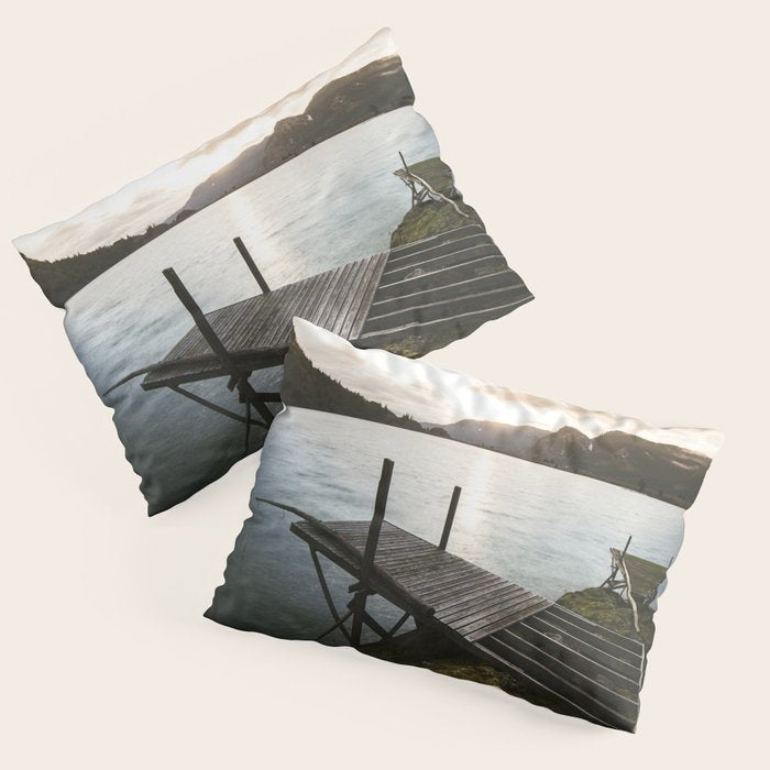 Salmon Sunrise Pillow Sham Gallery Image 3