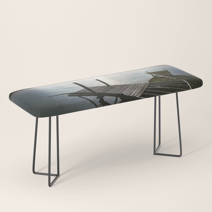 Salmon Sunrise Bench Gallery Image 1