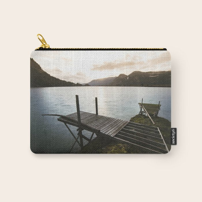 Salmon Sunrise Carry All Pouch Gallery Image 1