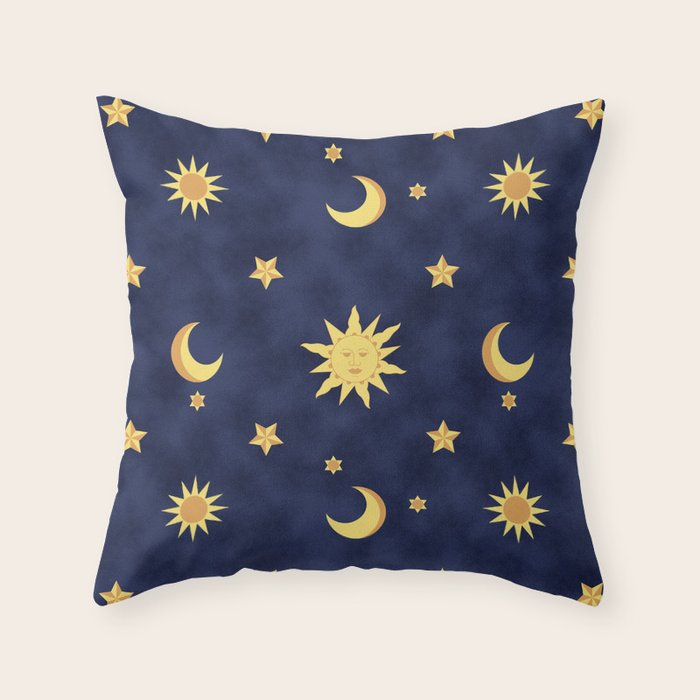 Another Celestial Mood Throw Pillow Gallery Image 1