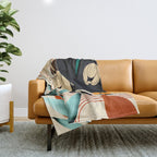 Petals Garden Geometry 1 Throw Blanket Gallery Image 1