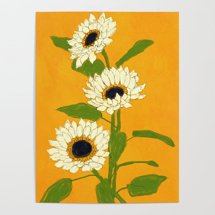 Sunflower Yellow Sami Poster Gallery Image 4
