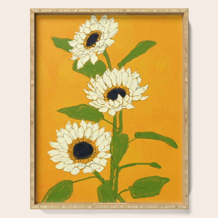Sunflower Yellow Sami Serving Tray Gallery Image 1