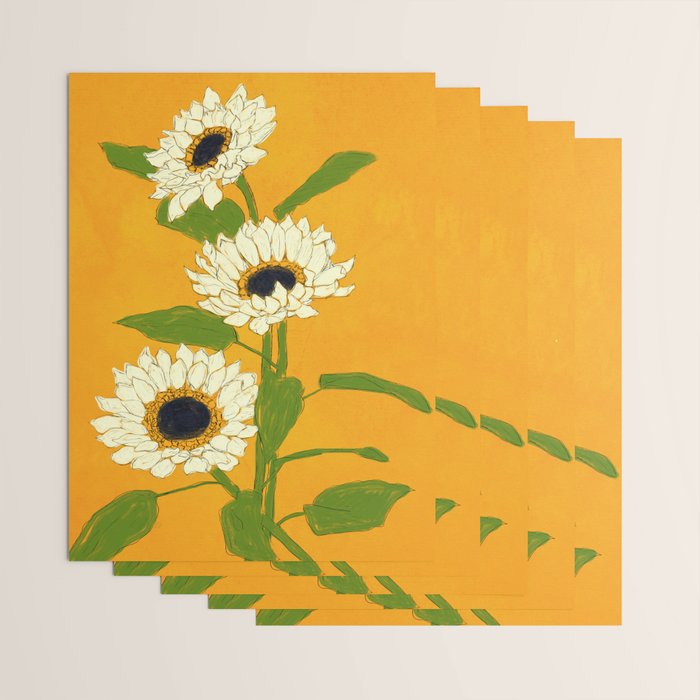 Sunflower Yellow Sami Wrapping Paper Gallery Image 3
