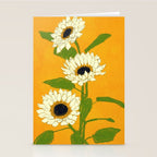 Sunflower Yellow Sami Stationery Card Gallery Image 2