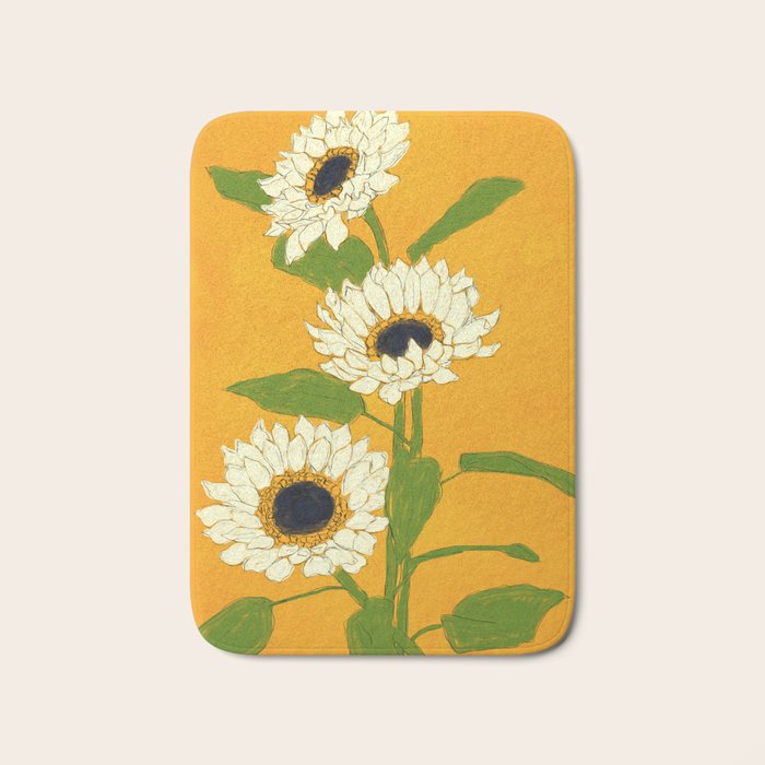 Sunflower Yellow Sami Bath Mat Gallery Image 1