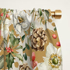 Winter flowers WP1 Window Curtain Gallery Image 2