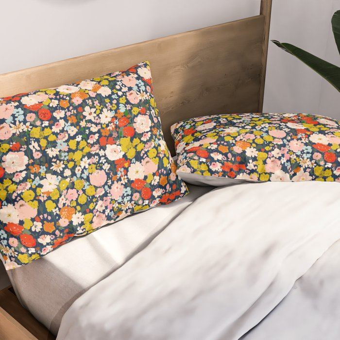bright & tiny - blue Pillow Sham Gallery Image 2
