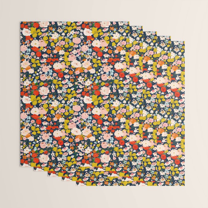 bright & tiny - blue Wrapping Paper Gallery Image 3