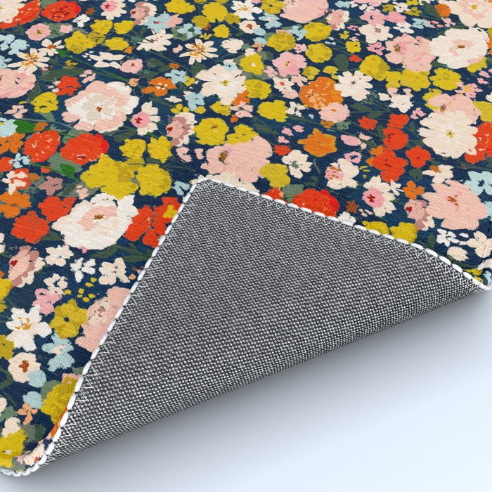 bright & tiny - blue Rug Gallery Image 4