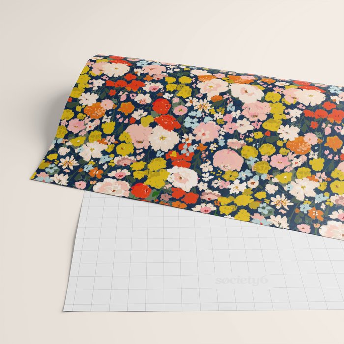 bright & tiny - blue Wrapping Paper Gallery Image 2