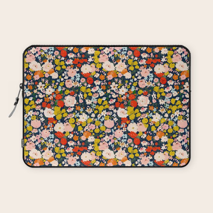 bright & tiny - blue Laptop Sleeve Gallery Image 1
