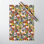 bright & tiny - blue Wrapping Paper Gallery Image 1