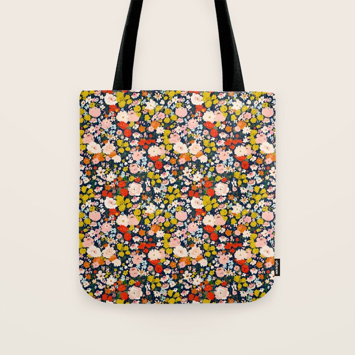 bright & tiny - blue Tote Bag Gallery Image 1