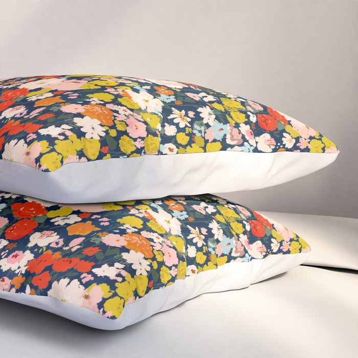 bright & tiny - blue Pillow Sham Gallery Image 3