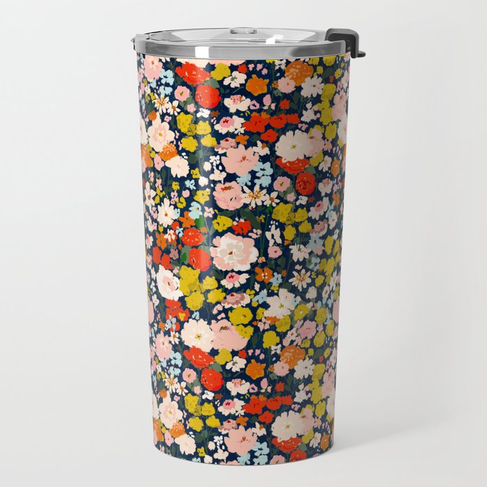 bright & tiny - blue Travel Mug Gallery Image 2