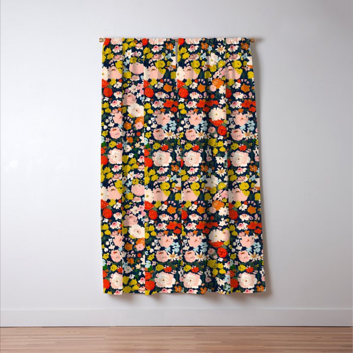 bright & tiny - blue Window Curtain Gallery Image 3