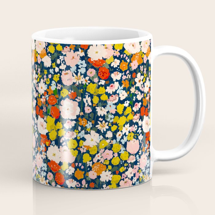 bright & tiny - blue Coffee Mug Gallery Image 1