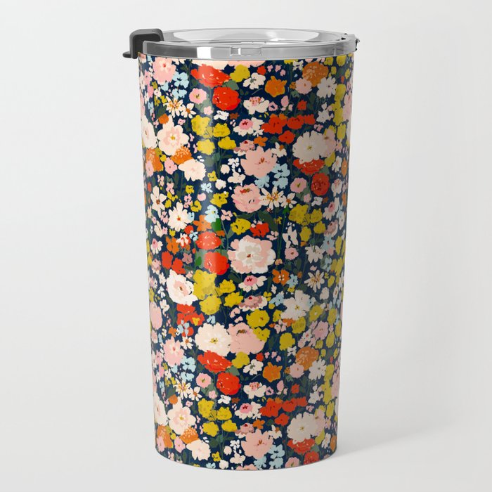 bright & tiny - blue Travel Mug Gallery Image 3