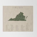 Virginia Parks Throw Blanket Gallery Image 2
