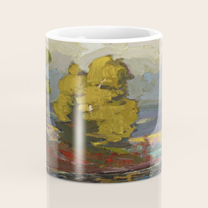 Tom Thomson Poplars by a Lake 1916 Canadian Landscape Artist Coffee Mug Gallery Image 4