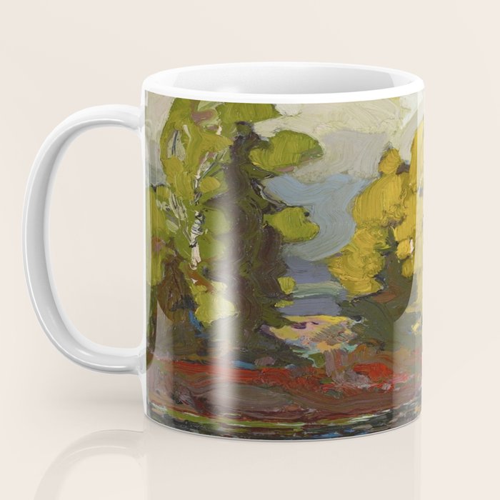 Tom Thomson Poplars by a Lake 1916 Canadian Landscape Artist Coffee Mug Gallery Image 3