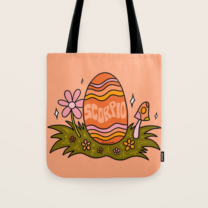 Scorpio Easter Egg Tote Bag Gallery Image 1