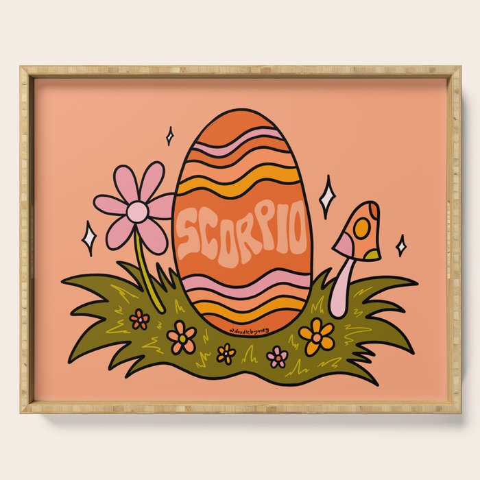Scorpio Easter Egg Serving Tray Gallery Image 1