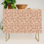 Leopard Print In Clay Brown Credenza Gallery Image 1
