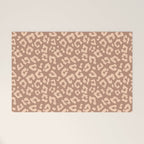 Leopard Print In Clay Brown Welcome Mat Gallery Image 1