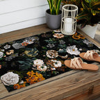 Floral Night Garden Outdoor Rug Gallery Image 2