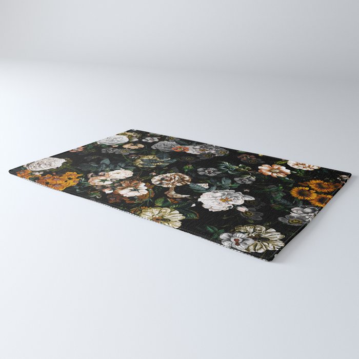 Floral Night Garden Rug Gallery Image 3