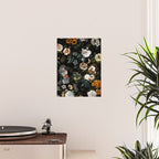 Floral Night Garden Poster Gallery Image 2