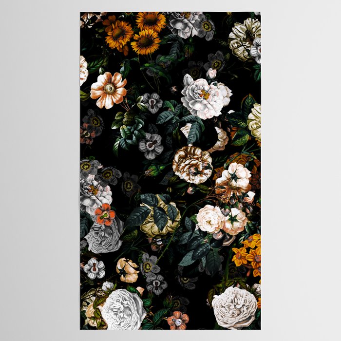 Floral Night Garden Tablecloth Gallery Image 2