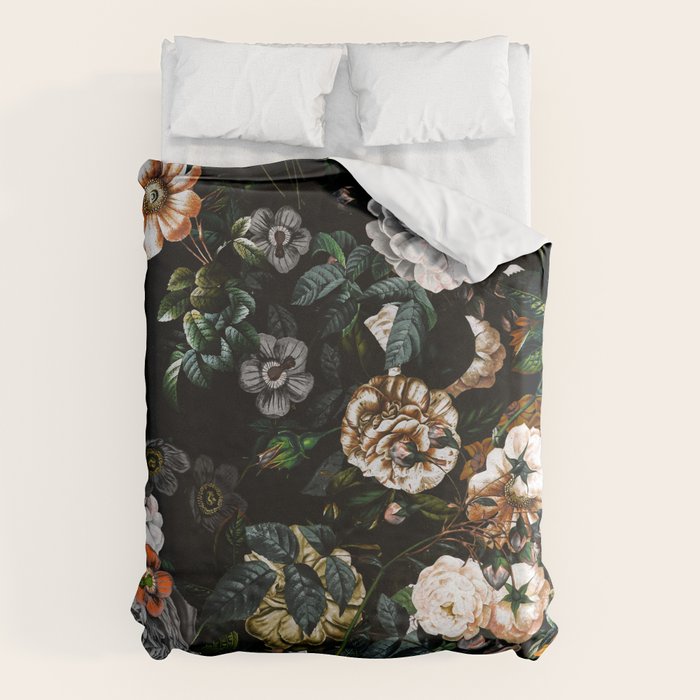 Floral Night Garden Duvet Cover Gallery Image 1