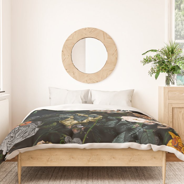 Floral Night Garden Duvet Cover Gallery Image 3