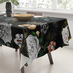 Floral Night Garden Tablecloth Gallery Image 3